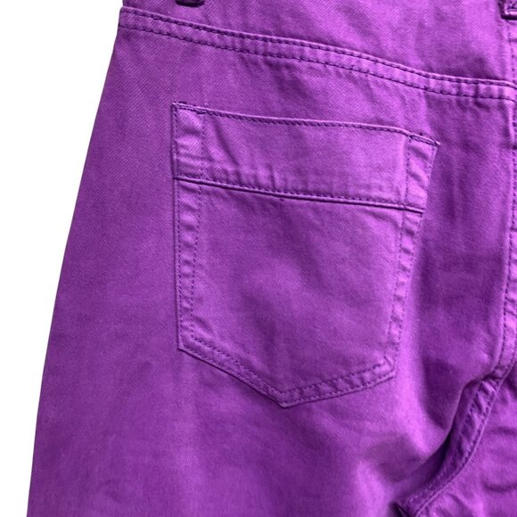 NEW FRNCH Paris Aline Violet Jeans Women’s Size 28 Wide Leg High Waisted Rise - Picture 7 of 15